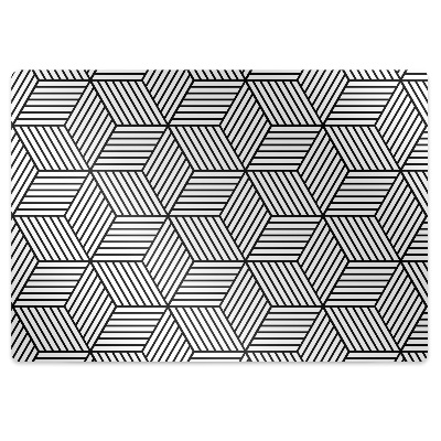 Tapete escritório Cubos geométricos