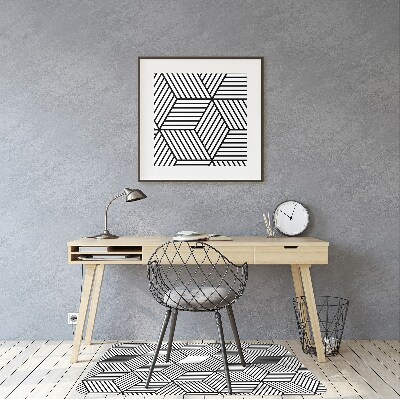 Tapete escritório Cubos geométricos