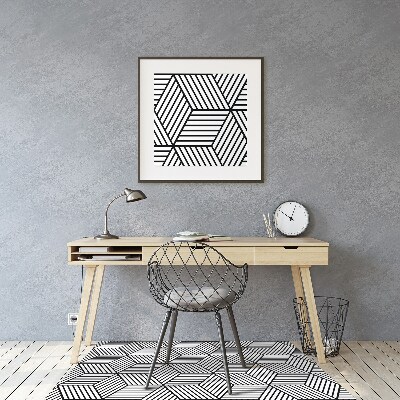 Tapete escritório Cubos geométricos