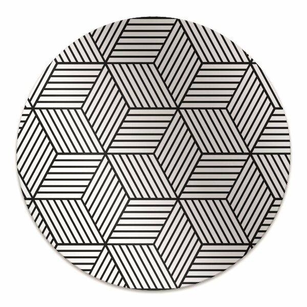 Tapete escritório Cubos geométricos
