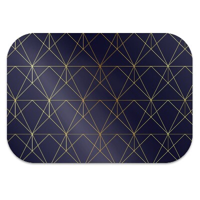 Tapete para escritório Padrão triangular