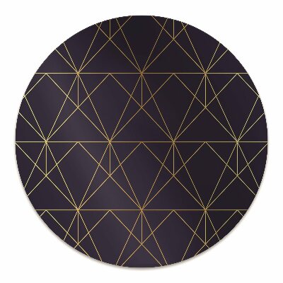 Tapete para escritório Padrão triangular