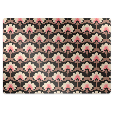 Tapete para cadeira de escritório Padrão floral
