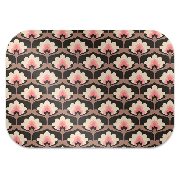 Tapete para cadeira de escritório Padrão floral
