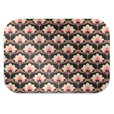 Tapete para cadeira de escritório Padrão floral