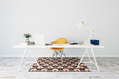 Tapete para cadeira de escritório Padrão floral