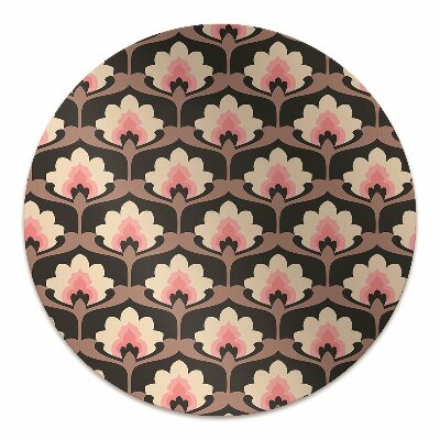 Tapete para cadeira de escritório Padrão floral