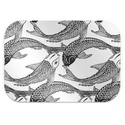 Tapete para cadeira de escritório Peixe koi