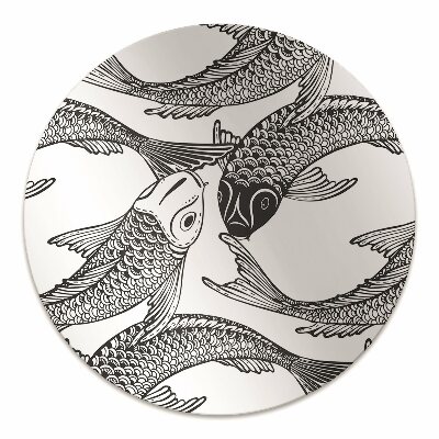 Tapete para cadeira de escritório Peixe koi
