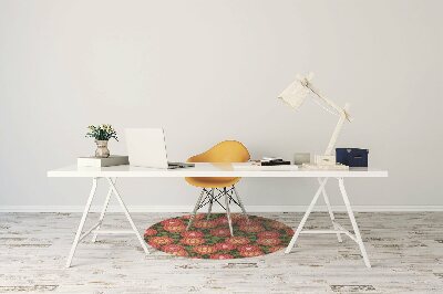 Tapete para escritório Flores geométricas