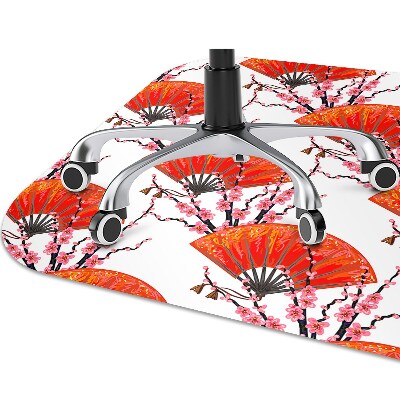 Tapete para cadeira de escritório fãs japoneses