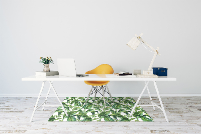 Tapete para cadeira de escritório Folhas tropicais