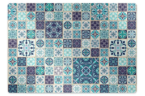 Tapete para cadeira de escritório Lindo patchwork