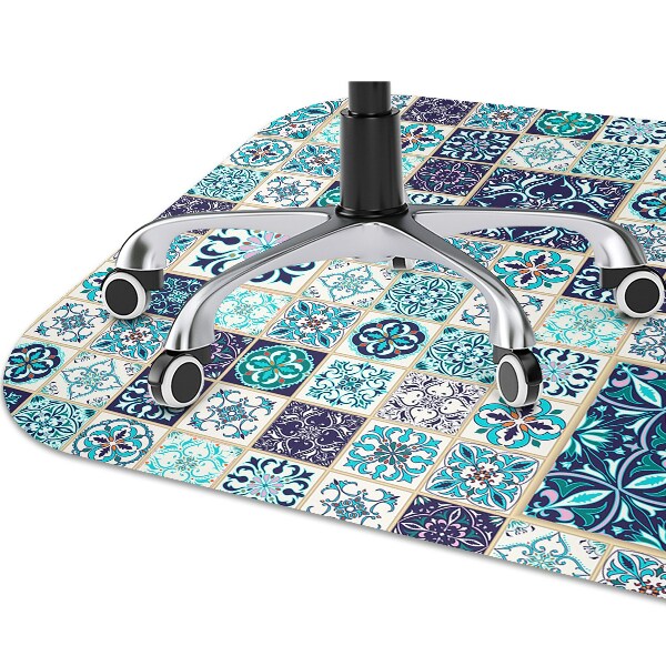 Tapete para cadeira de escritório Lindo patchwork