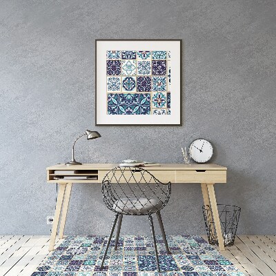 Tapete para cadeira de escritório Lindo patchwork