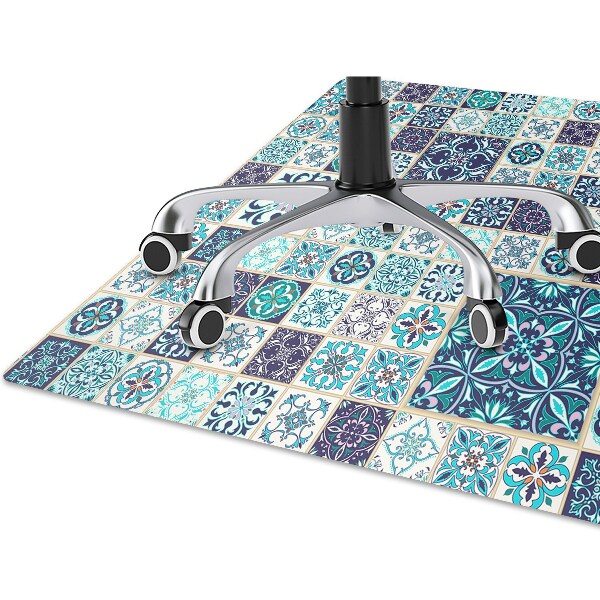Tapete para cadeira de escritório Lindo patchwork