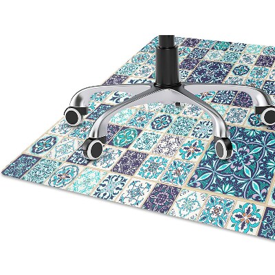 Tapete para cadeira de escritório Lindo patchwork