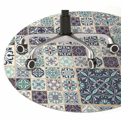 Tapete para cadeira de escritório Lindo patchwork