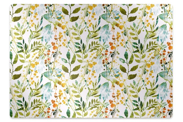Tapete para escritório Flores Boho
