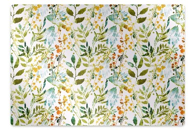 Tapete para escritório Flores Boho