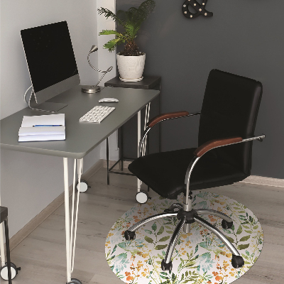 Tapete para escritório Flores Boho