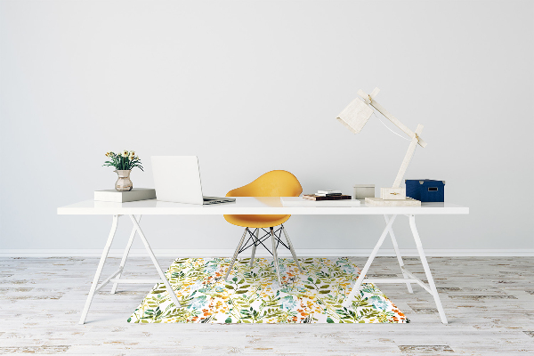 Tapete para escritório Flores Boho