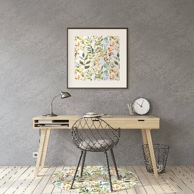 Tapete para escritório Flores Boho