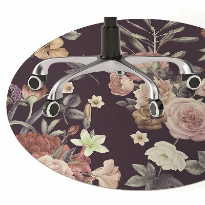 Tapete para cadeira de escritório Flores de jardim