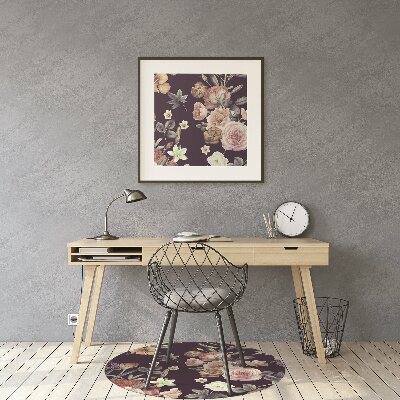 Tapete para cadeira de escritório Flores de jardim