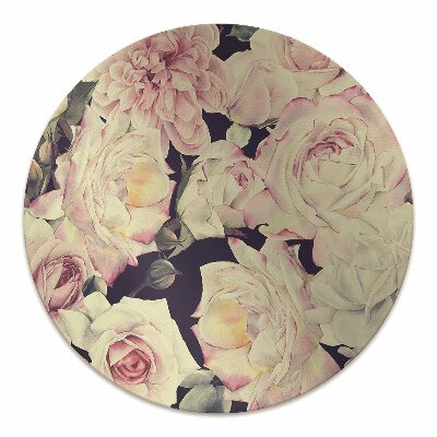 Tapete escritório Rosas brancas
