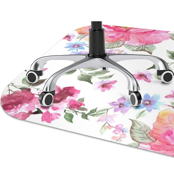 Tapete para escritório Rosas em aquarela