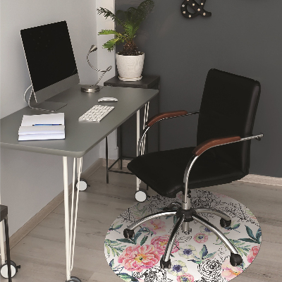 Tapete para cadeira de escritório Pintura de primavera