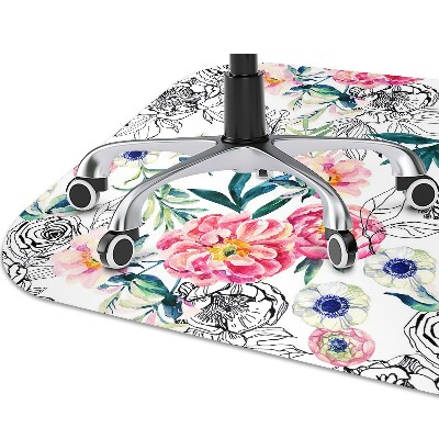 Tapete para cadeira de escritório Pintura de primavera