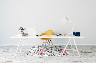 Tapete para cadeira de escritório Pintura de primavera