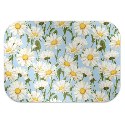 Tapete escritório flores de camomila