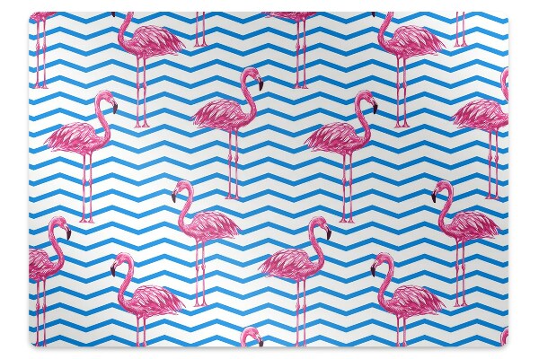 Tapete para escritório Flamingos