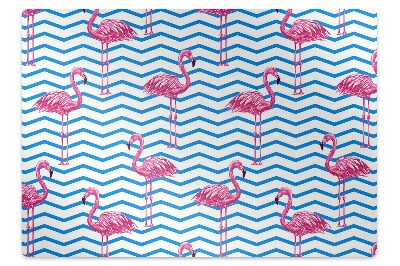 Tapete para escritório Flamingos