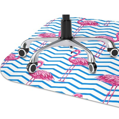 Tapete para escritório Flamingos