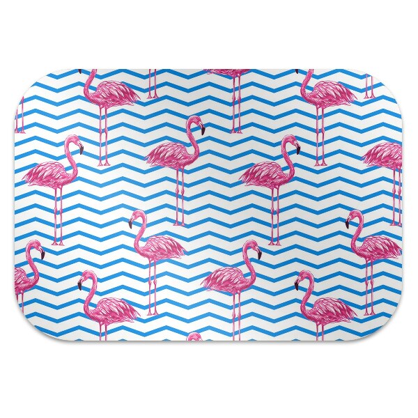 Tapete para escritório Flamingos
