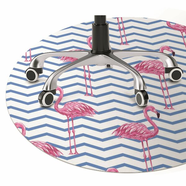 Tapete para escritório Flamingos