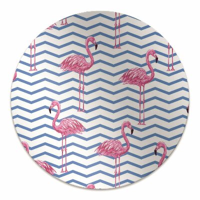 Tapete para escritório Flamingos