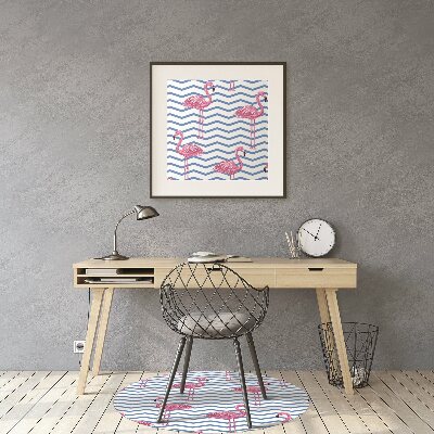 Tapete para escritório Flamingos