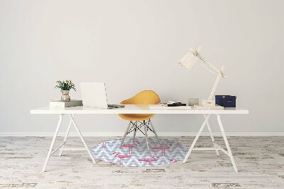 Tapete para escritório Flamingos