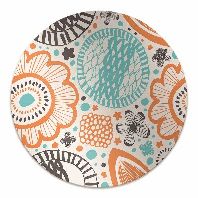 Tapete para escritório Flores em tons pastel