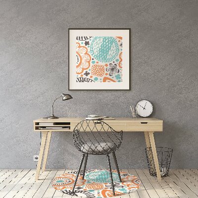 Tapete para escritório Flores em tons pastel