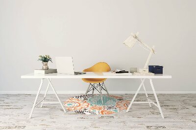 Tapete para escritório Flores em tons pastel