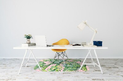 Tapete para cadeira de escritório Arte botânica