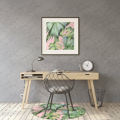 Tapete para cadeira de escritório Arte botânica