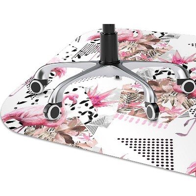 Tapete escritório Flamingos