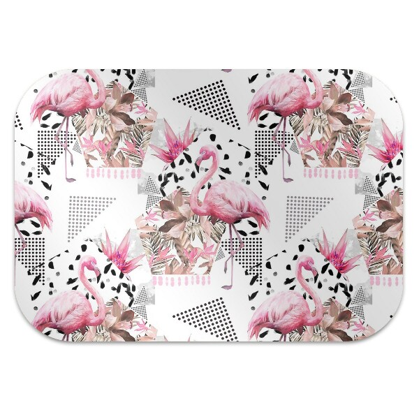 Tapete escritório Flamingos